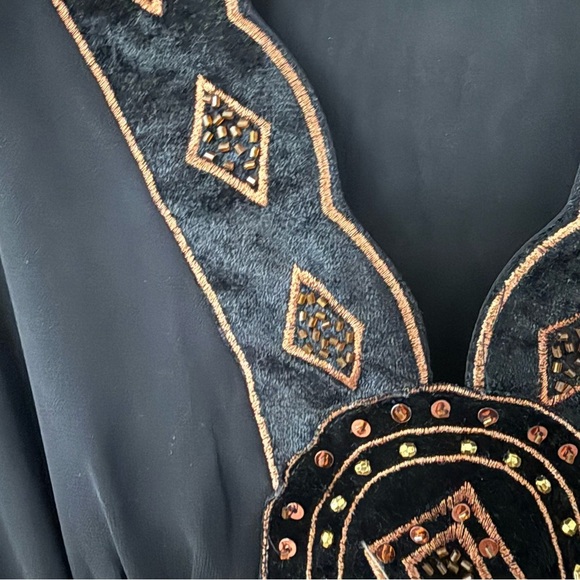 Paula Richi- Long Sleeve Chiffon Style Top - 38 - Picture 3 of 9